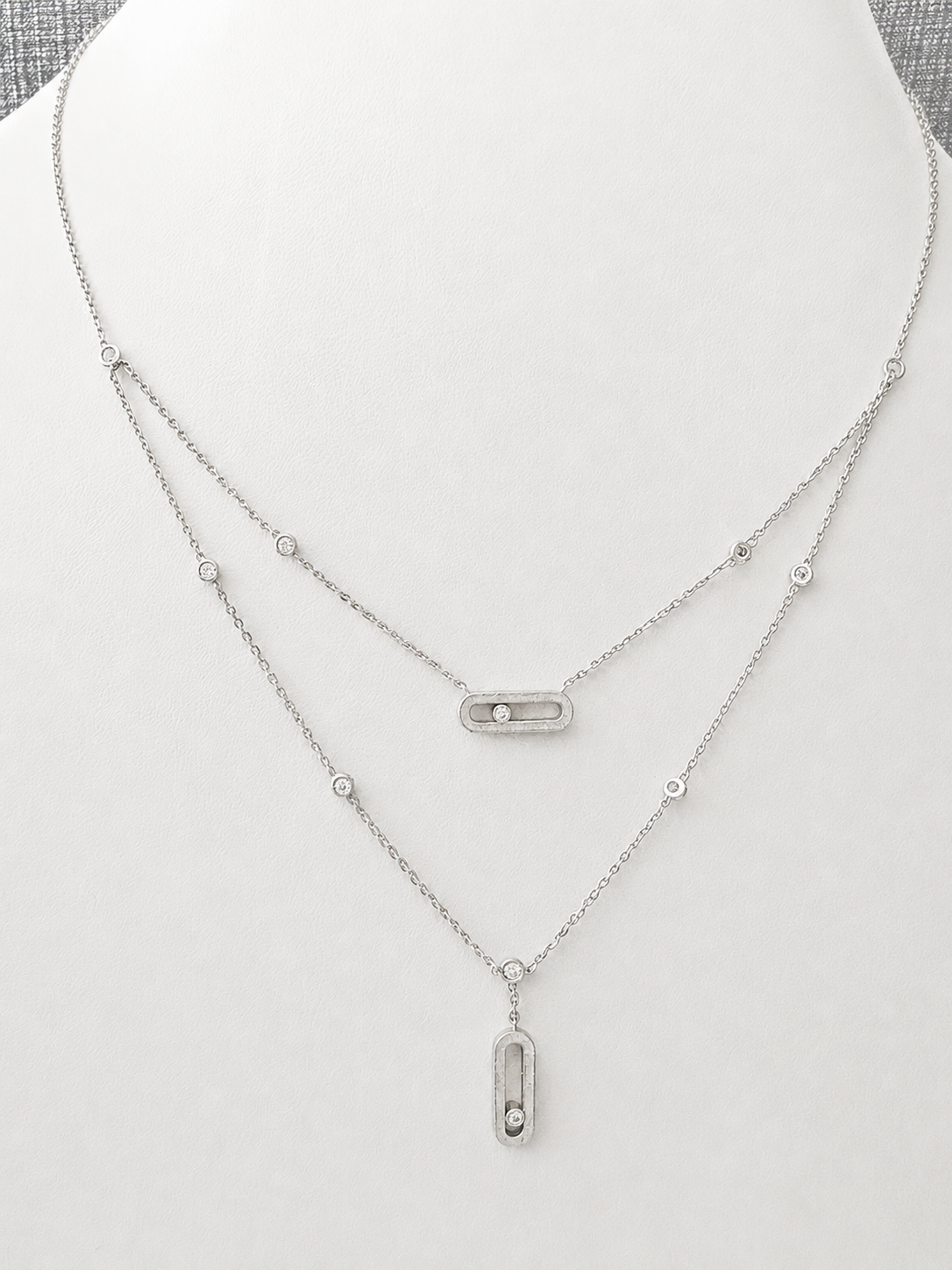 Double Layer Bar Necklace