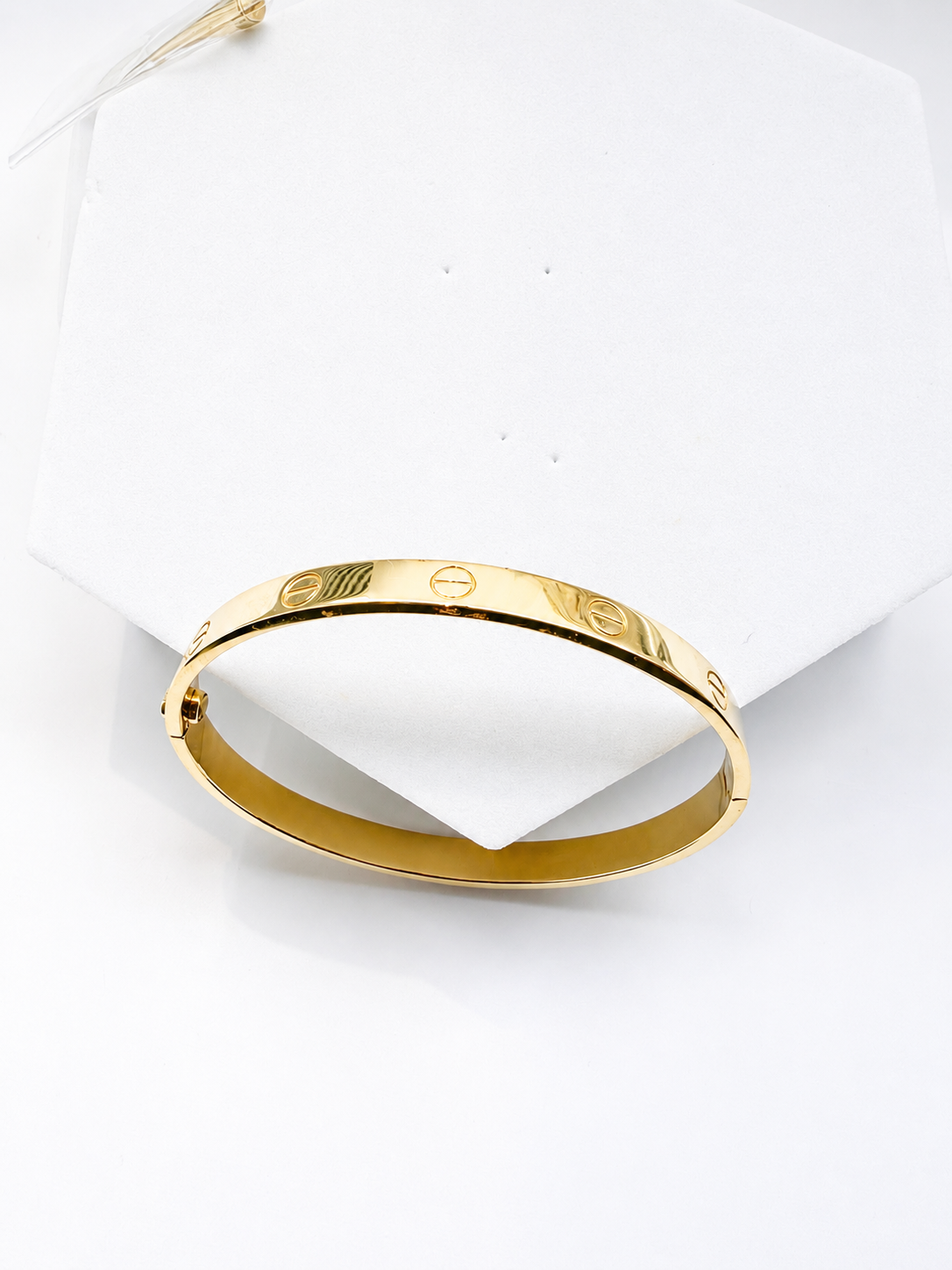 18K Solid Gold Bangle