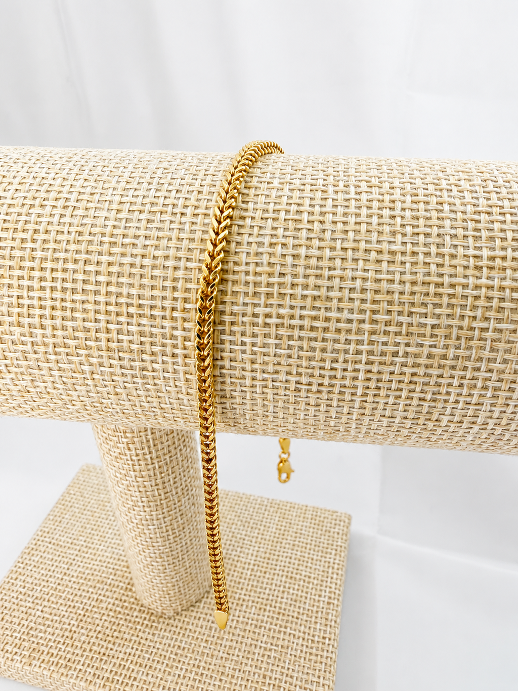 18K Solid Gold Franco Bracelets