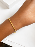 18K Solid Gold Franco Bracelet