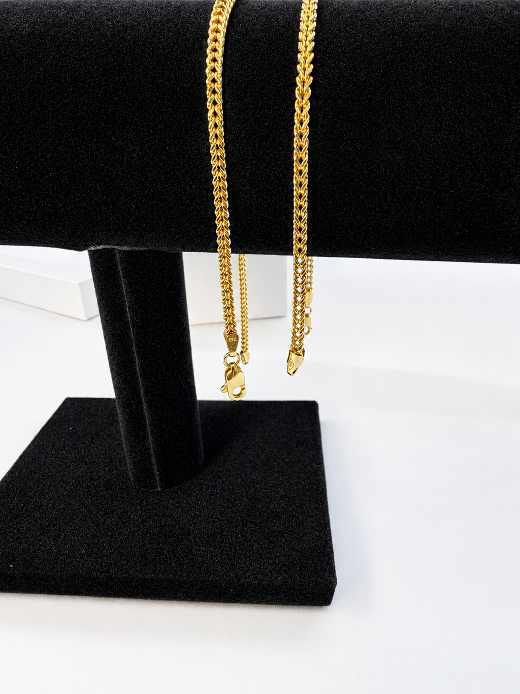 18K Solid Gold Franco Bracelets