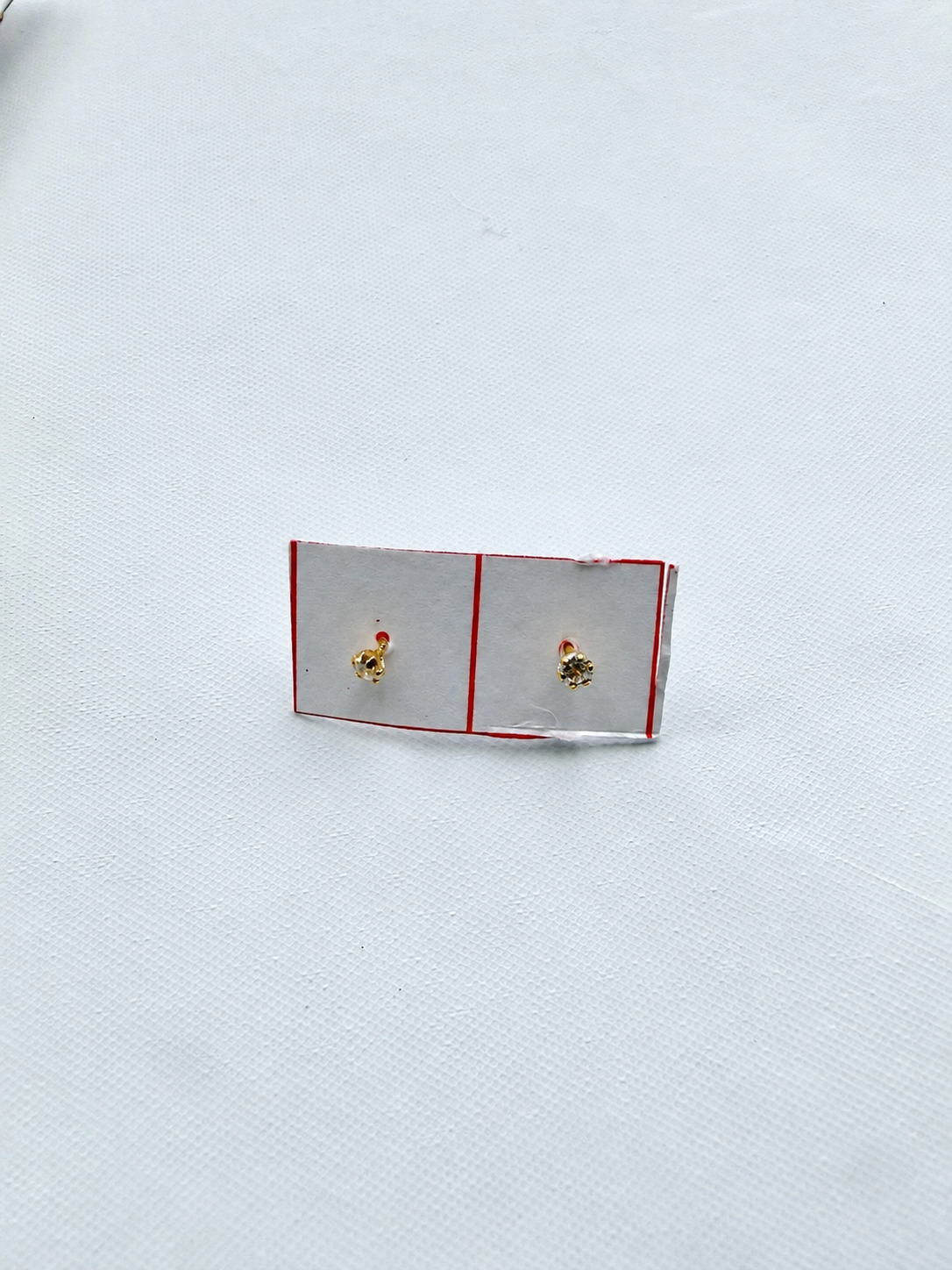 22K Solid Gold Screw-Back Flat-Back Nose Ring
