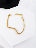 18K Solid Gold Franco Bracelets