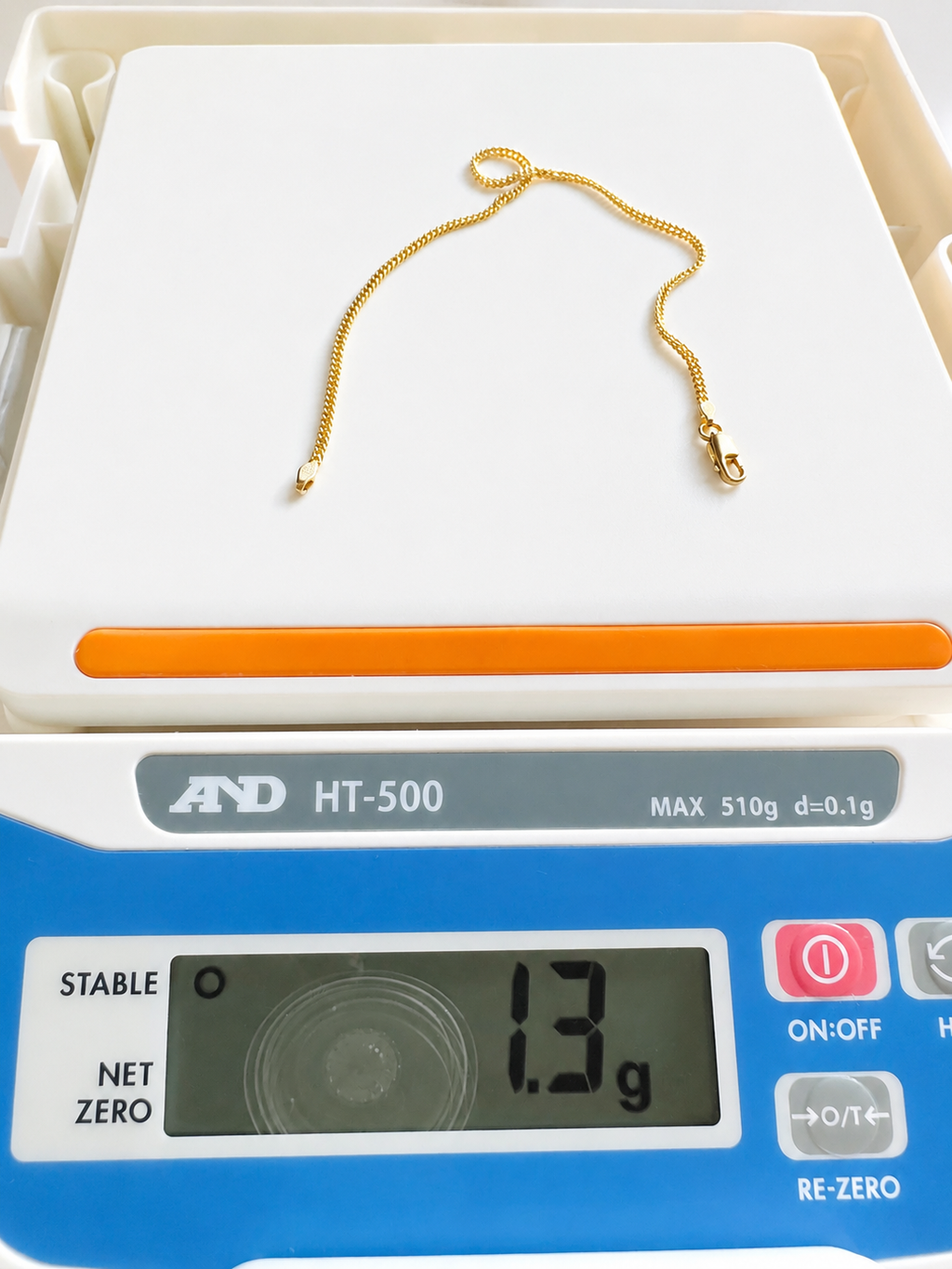 18K Solid Gold Franco Bracelet