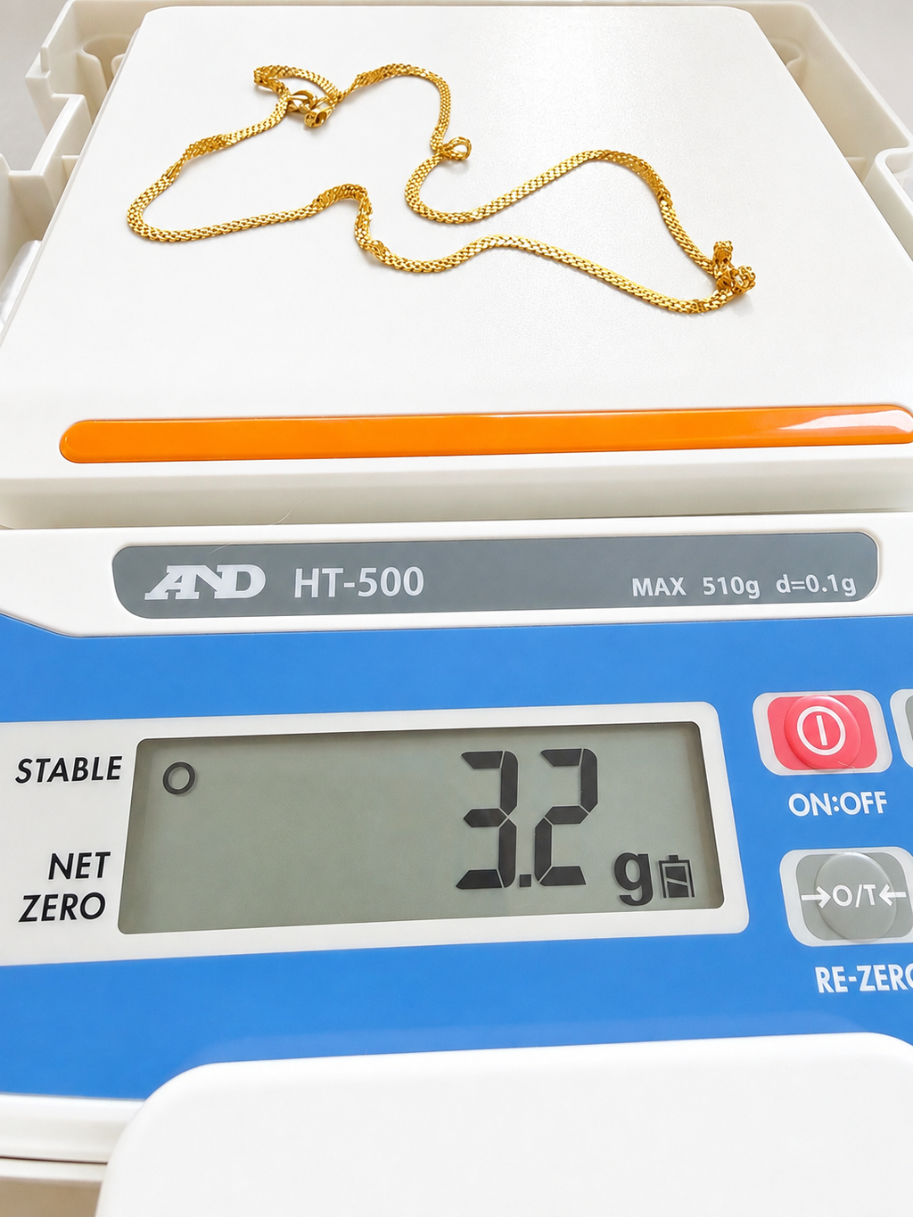 18K Solid Gold Carpet Chain