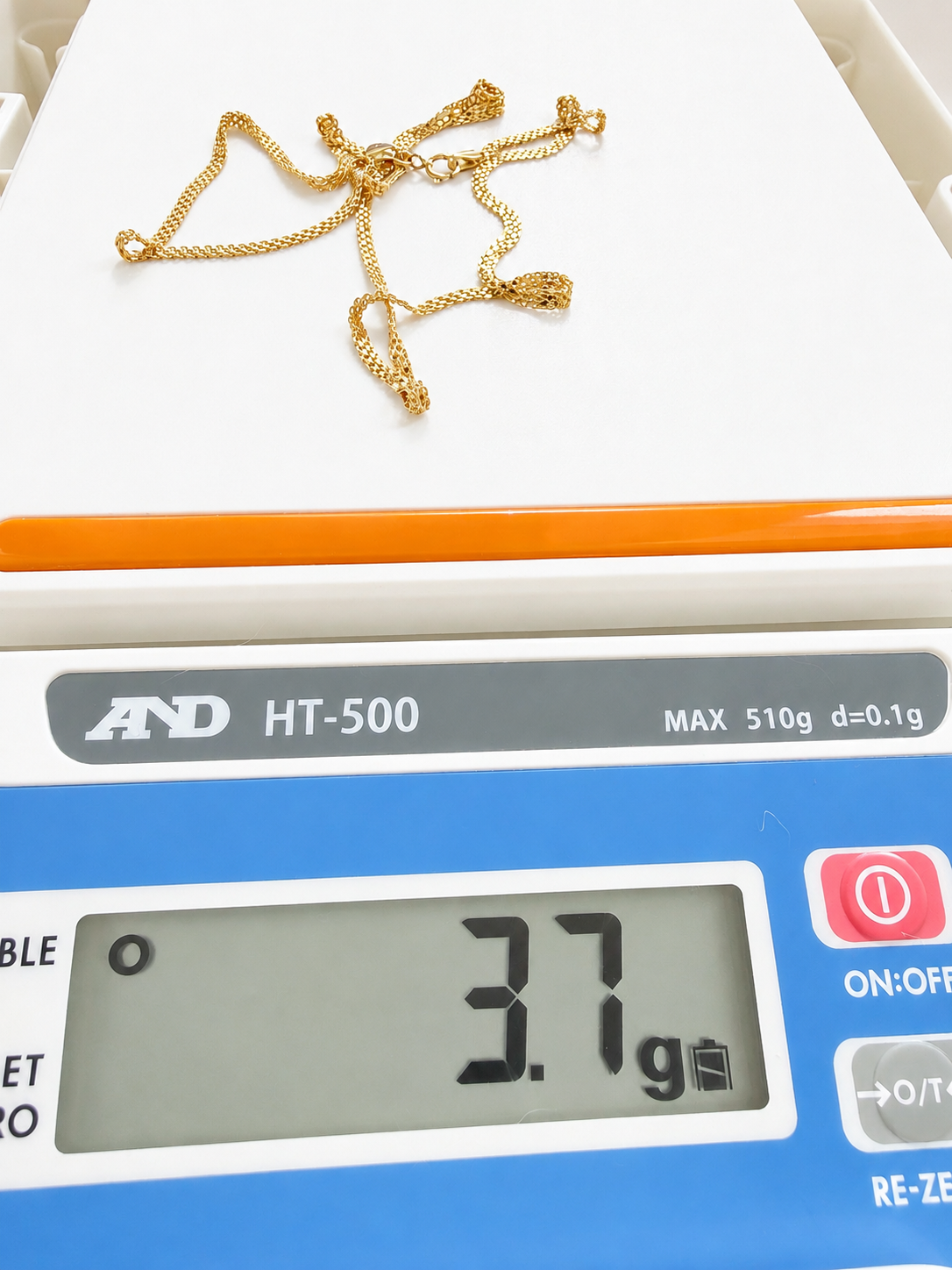 18K Solid Gold Carpet Chain