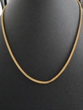 18K Solid Gold Franco Necklace