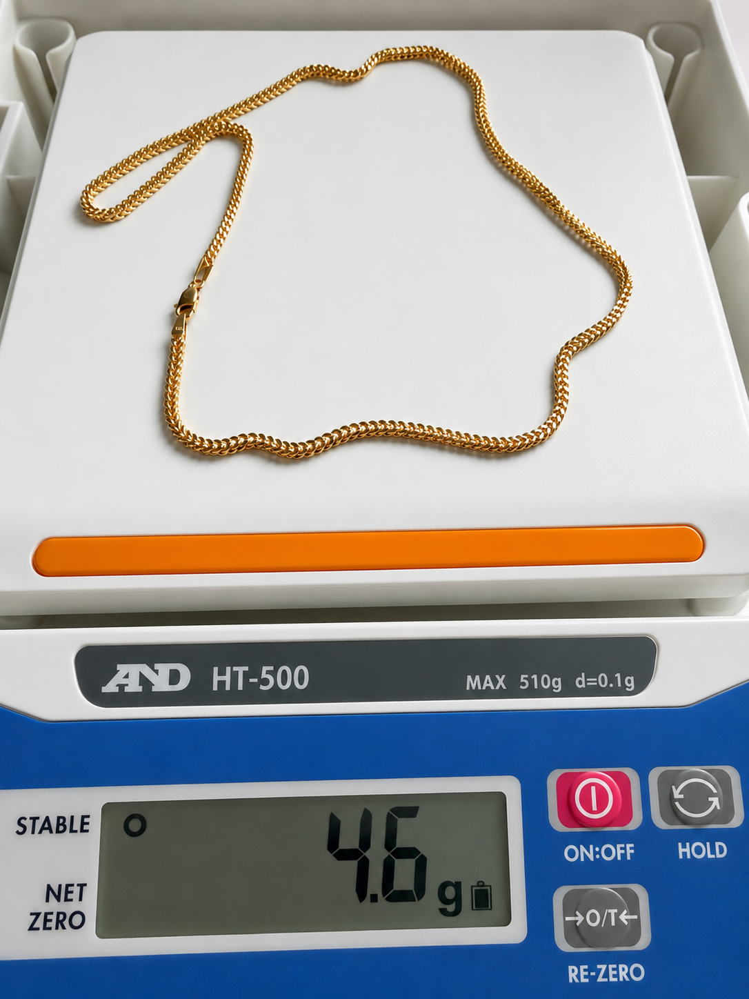 18K Solid Gold Franco Necklace