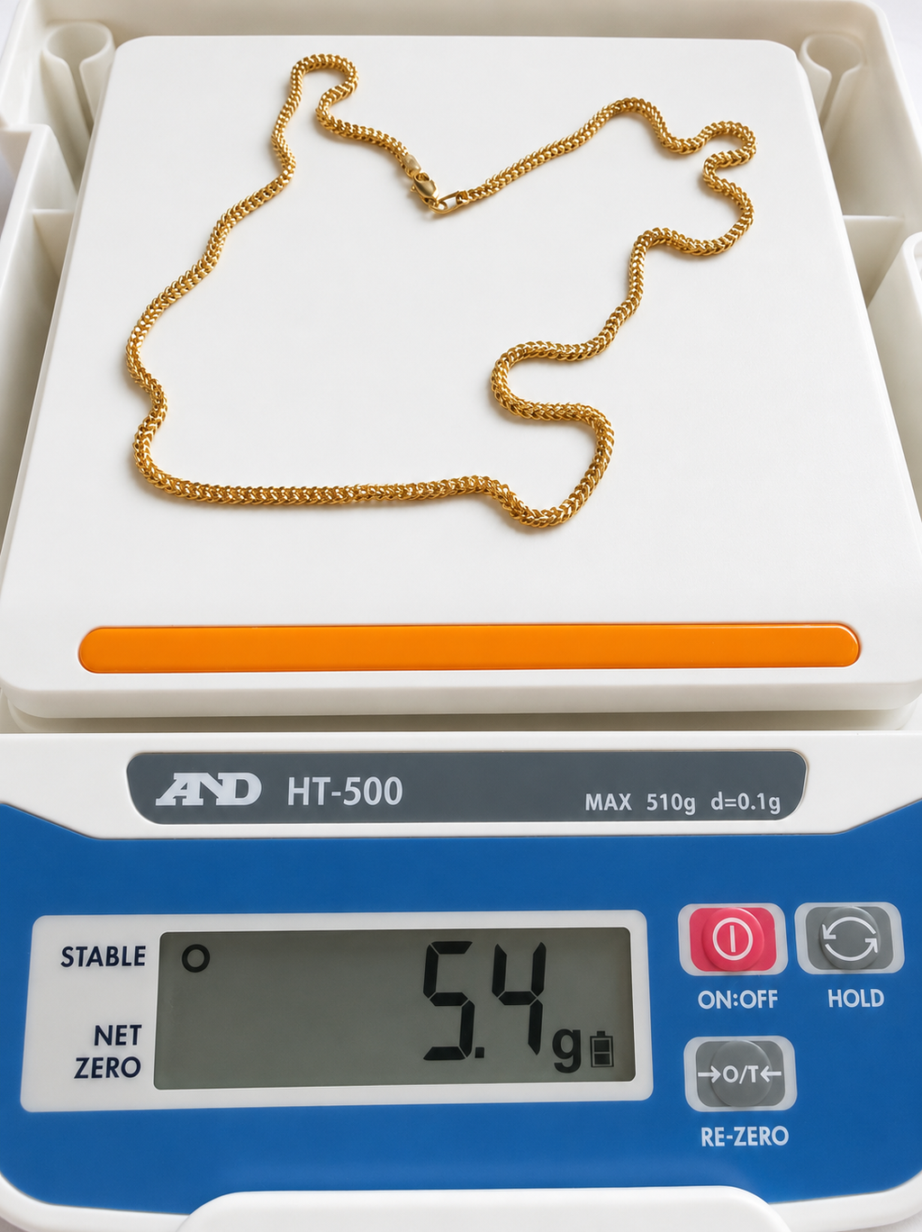 18K Solid Gold Franco Necklace
