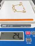 18K Solid Gold Carpet Chain