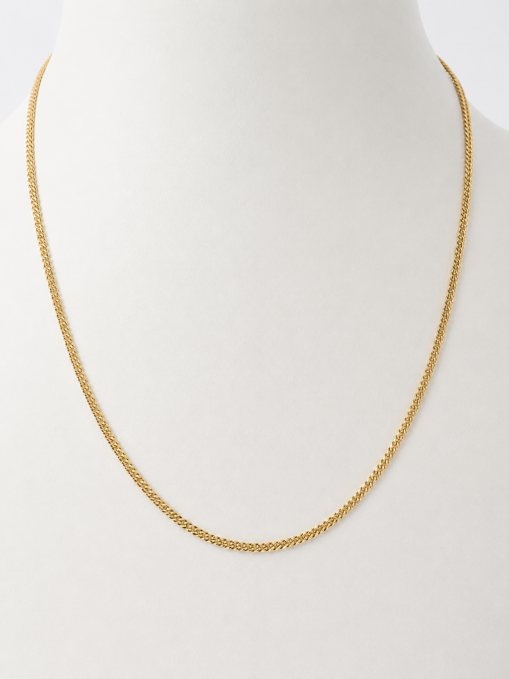 18K Solid Gold Franco Chain(skinny)