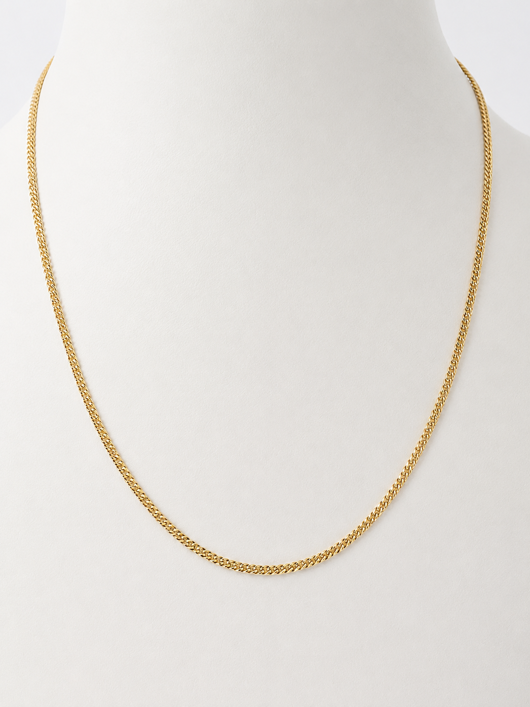 18K Solid Gold Franco Chain(skinny)