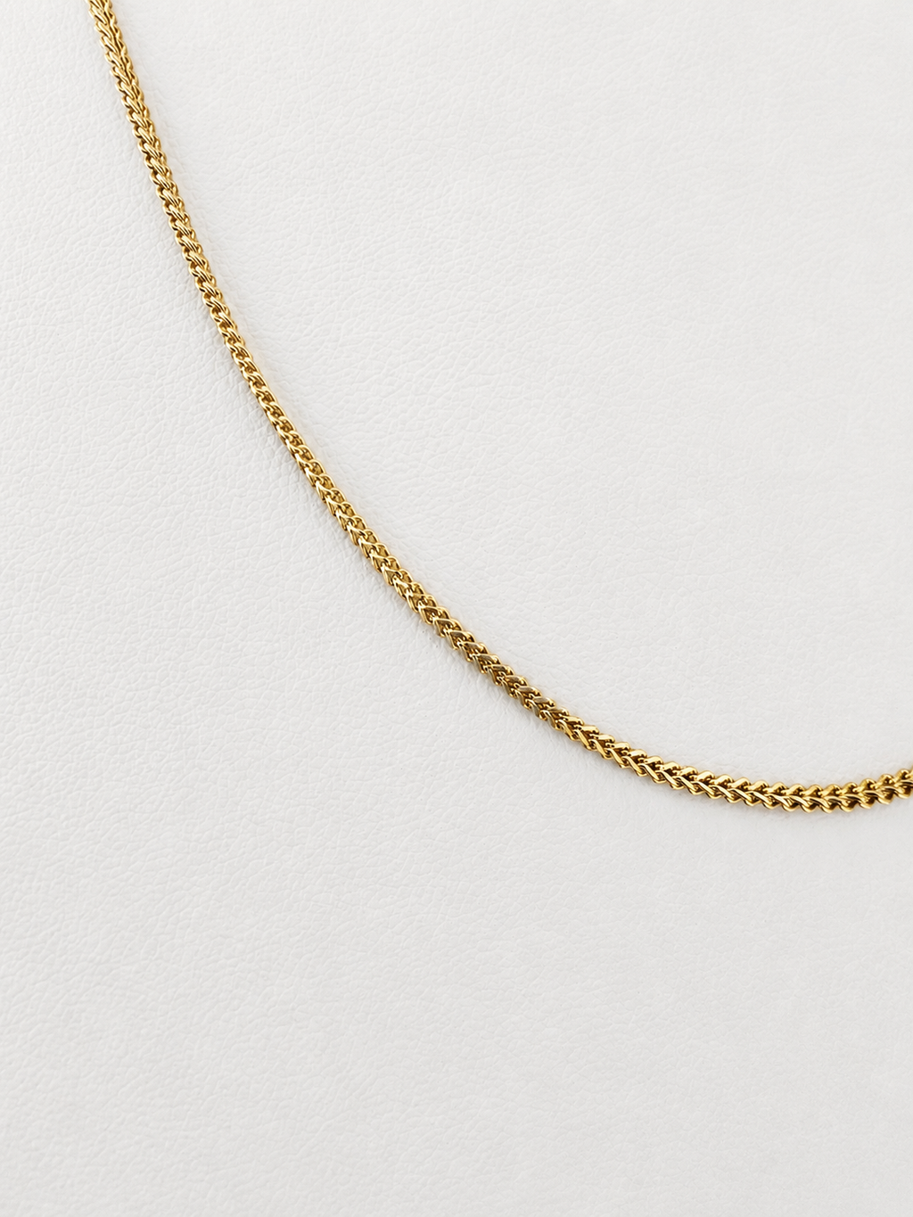 18K Solid Gold Franco Chain(skinny)