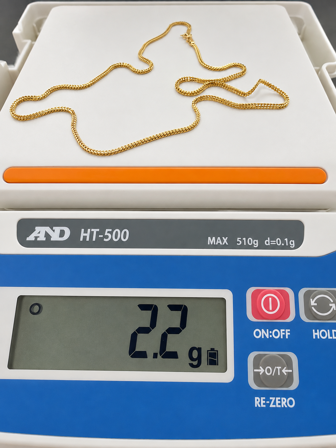18K Solid Gold Franco Chain(skinny)