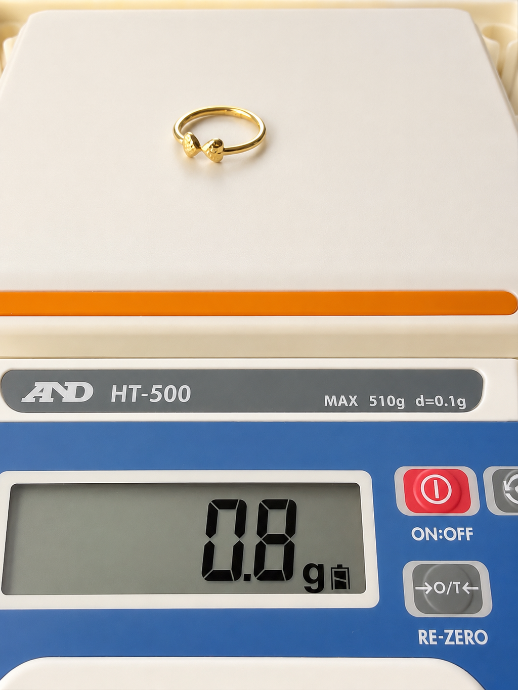 18K Solid Gold Bow Ring