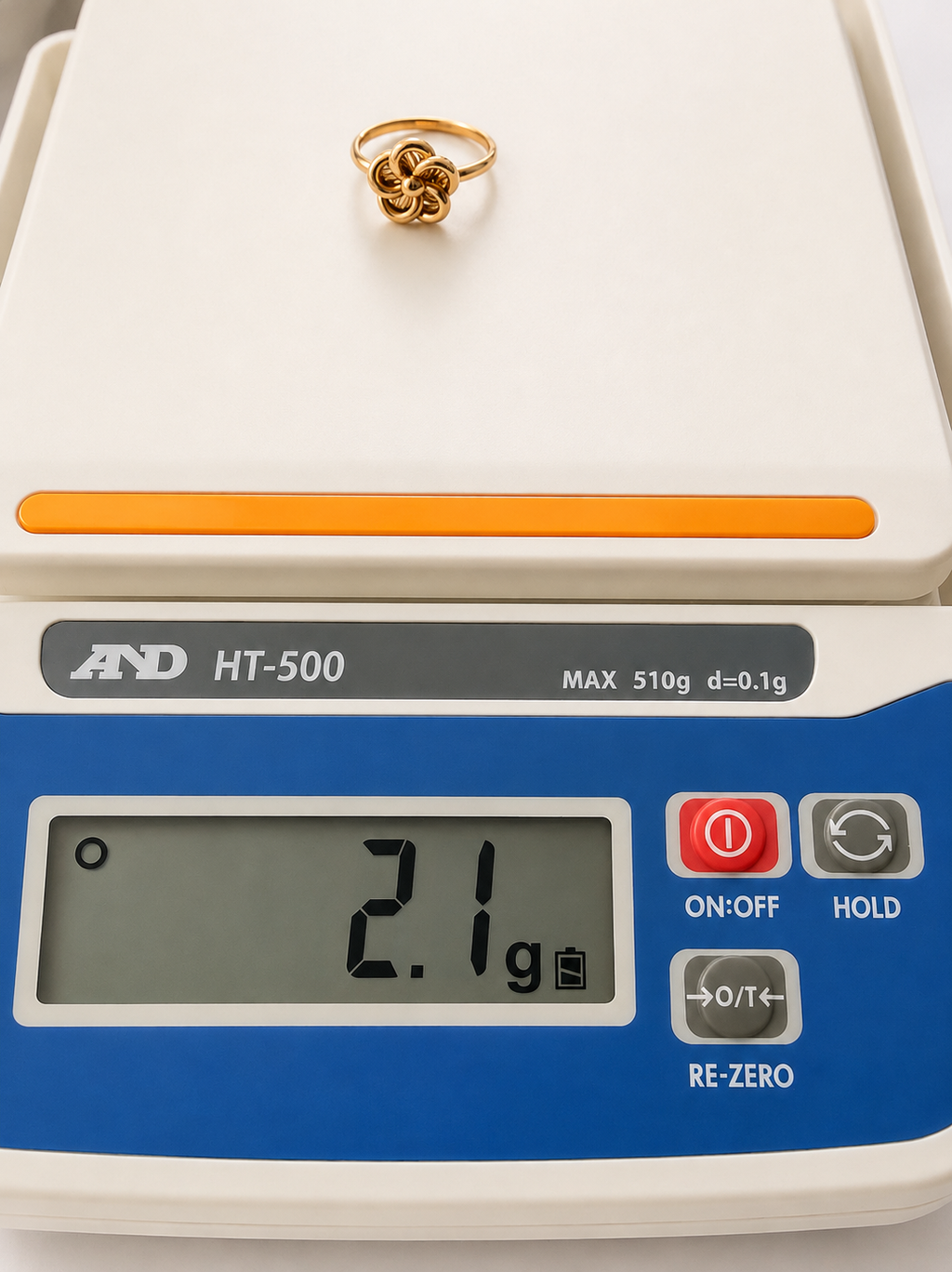 18K Solid Gold Floral Ring