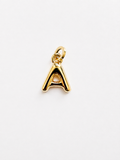 18K Solid Gold Initial “A” Pendant