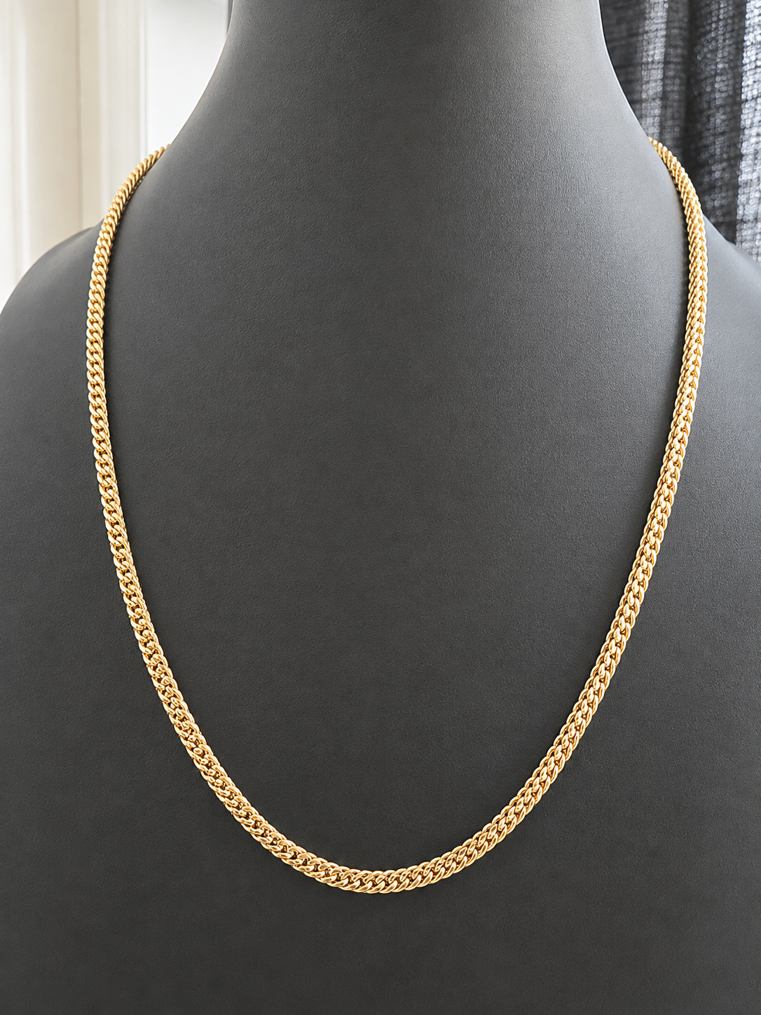 Solid Gold Franco Necklace