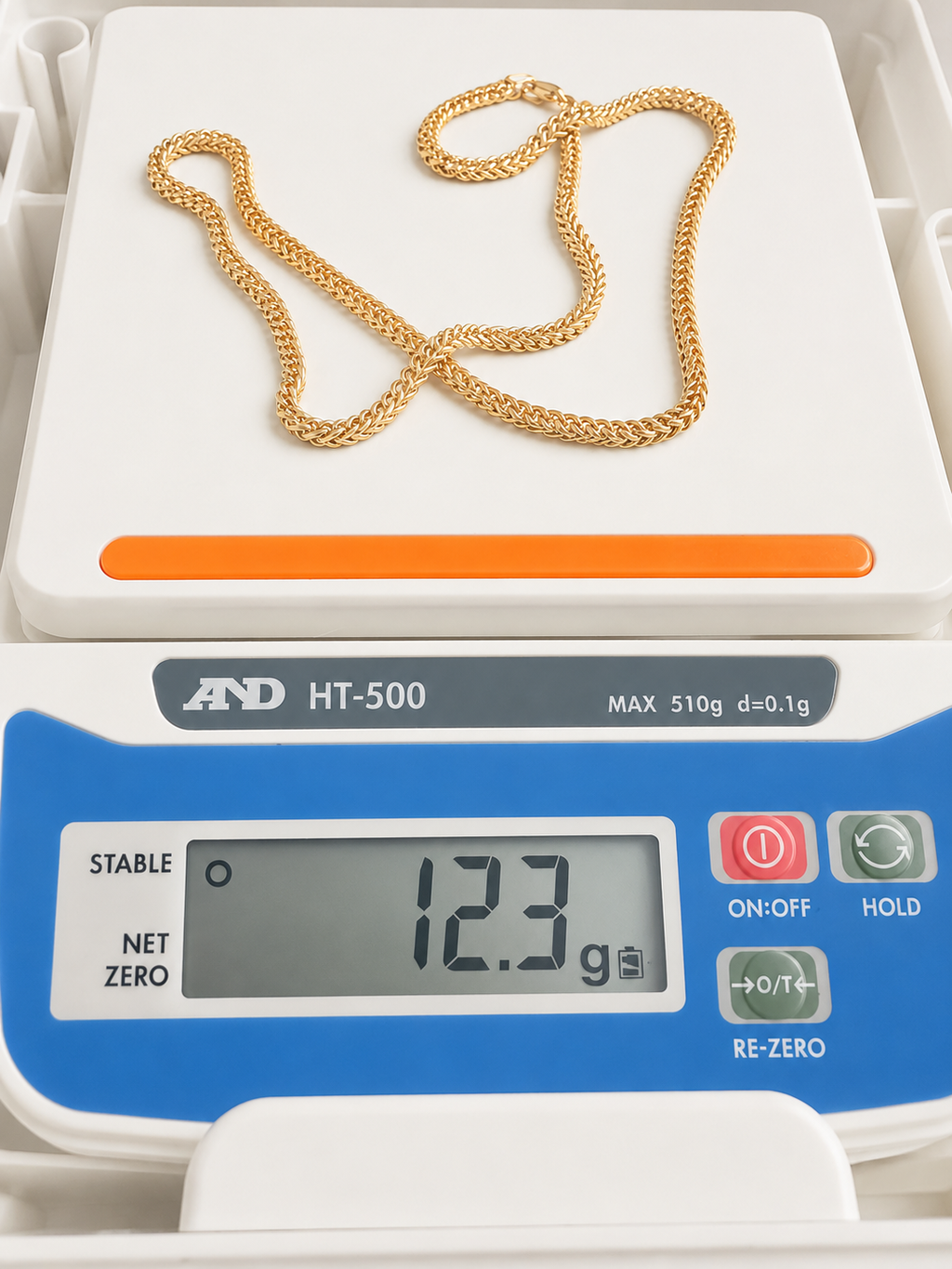 Solid Gold Franco Necklace