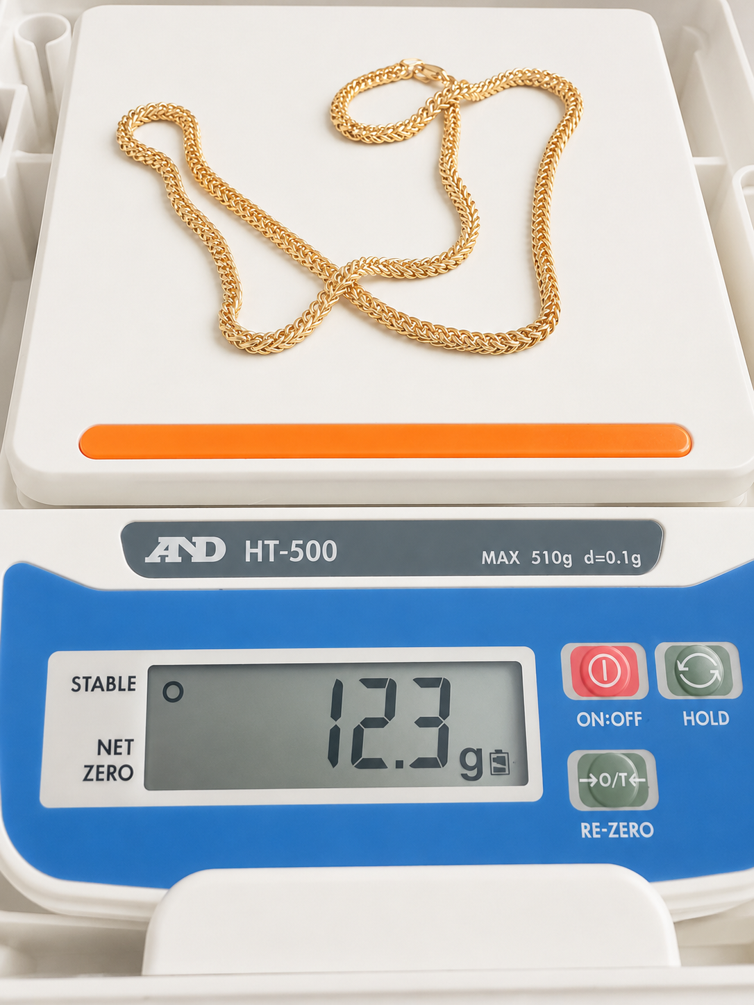 Solid Gold Franco Necklace