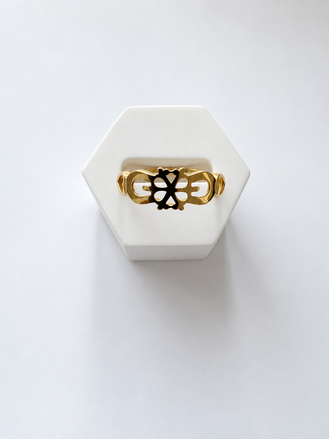 18K Solid Floral Ring